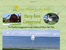 Tablet Screenshot of daisybarncampground.com